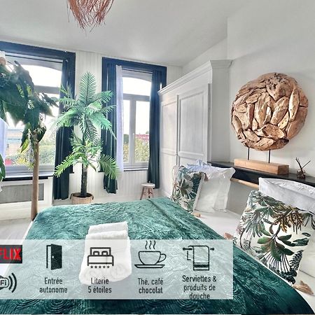04 Tourcoing - St Barth Style Jungle Room Eksteriør billede
