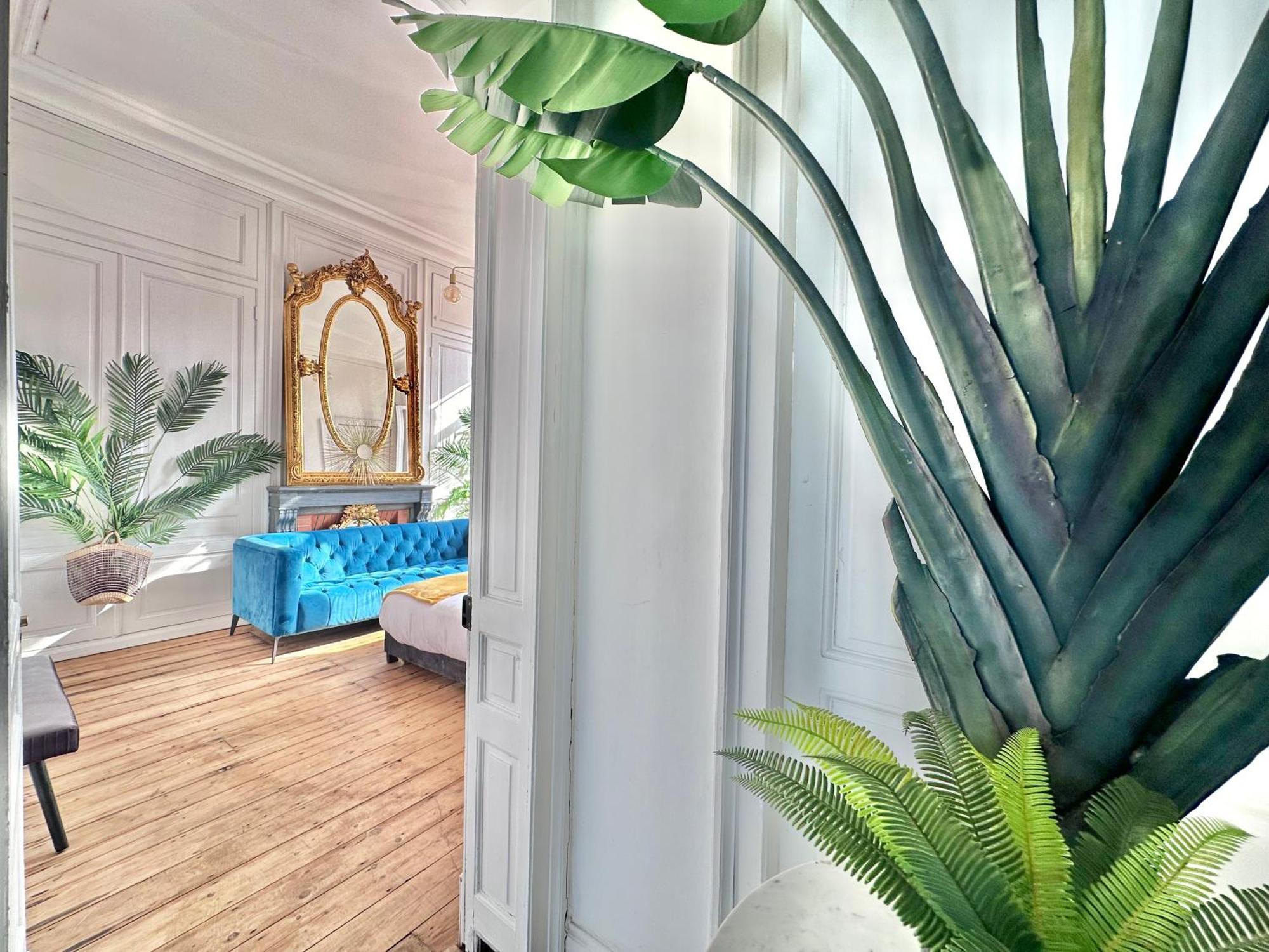 04 Tourcoing - St Barth Style Jungle Room Eksteriør billede